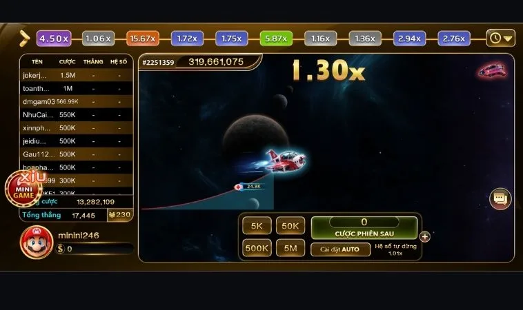 Giao diện chơi game nhanh ZetX Tại GO88