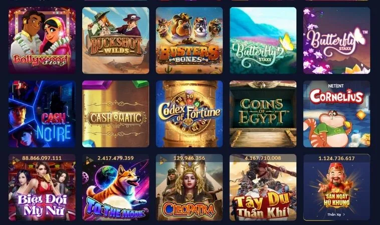 Đa dạng các thể loại game nổ hũ GO88 để trải nghiệm