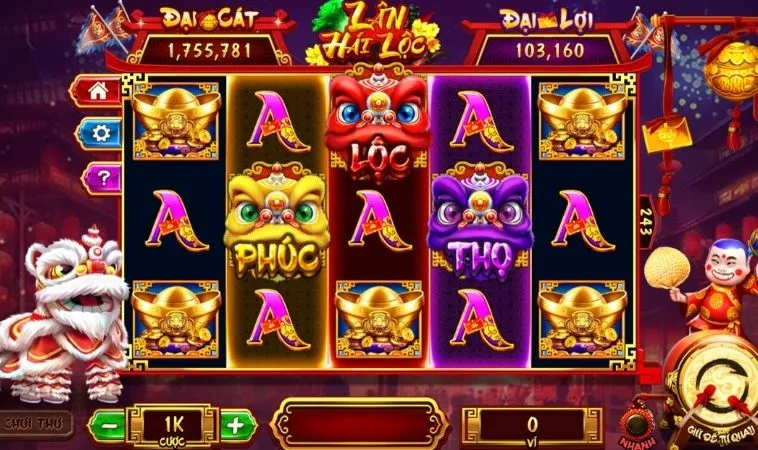 Thiết kế đồ họa game Nổ Hũ Lân Hái Lộc tại GO88 đẹp, ấn tượng