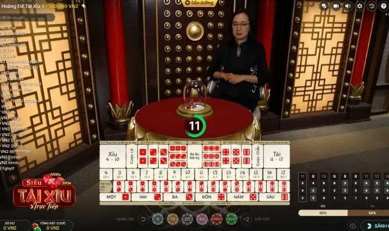 Bàn cược Tài Xỉu Cổng Game GO88