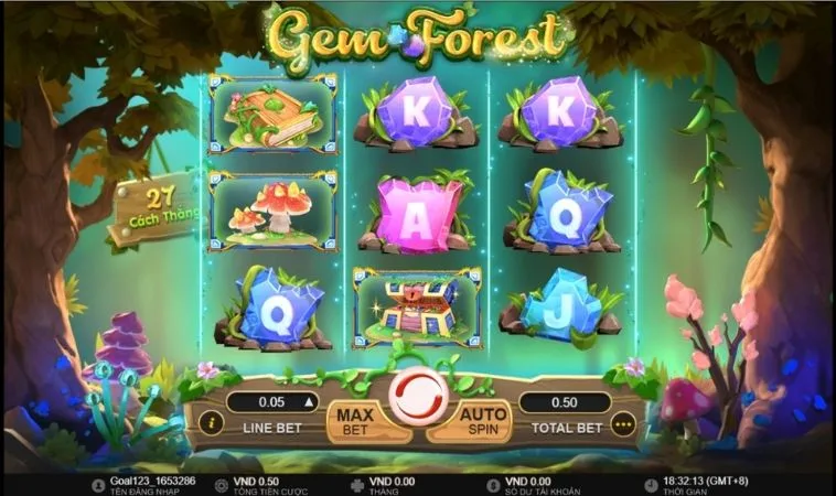 Đồ họa game Nổ Hũ Rừng Xanh Tại GO88 thiết kế sống động