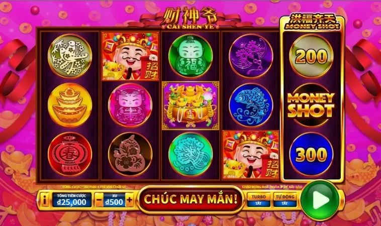 Giao diện chơi Nổ Hũ Thần Tài Tại GO88 